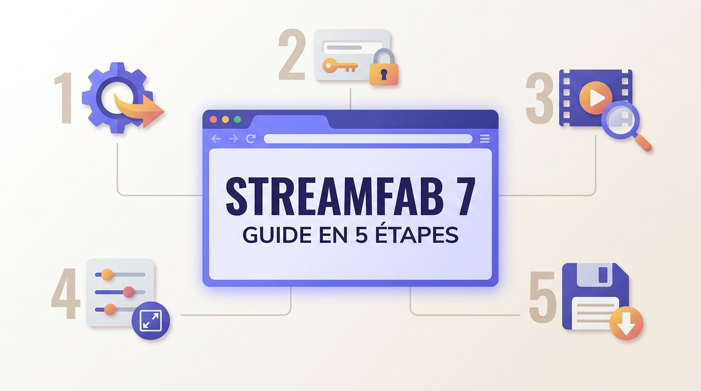 Comment utiliser StreamFab 7 en 2026 : 5 étapes et réglages essentiels