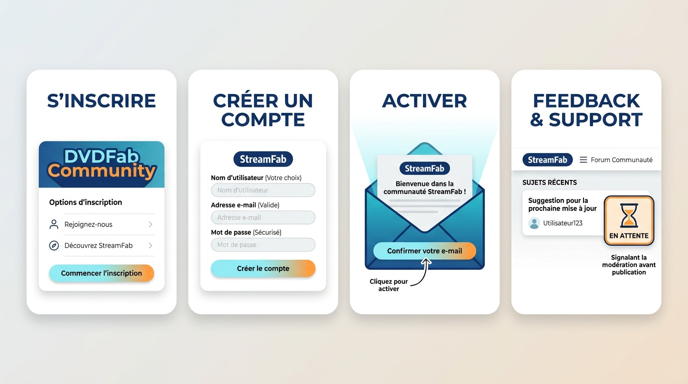Étapes pour créer un compte StreamFab et vérifier pourquoi la publication n’apparaît pas